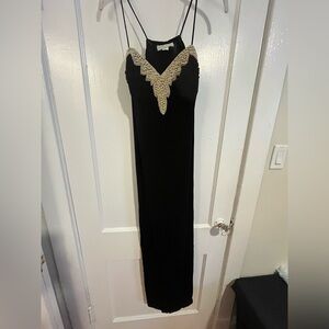 VINTAGE Betsy & Adam black formal dress